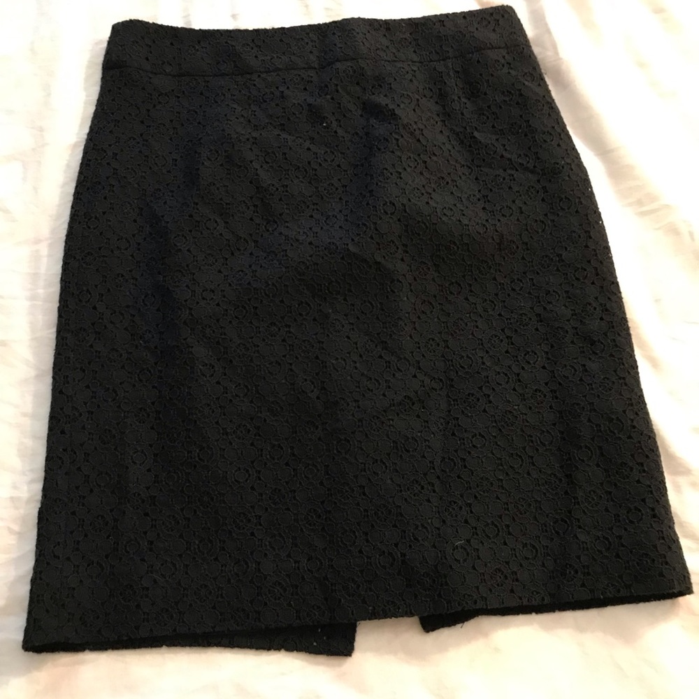 Flower black skirt